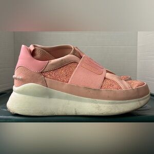 UGG Pink Glitter Women's Sneakers Size 8
